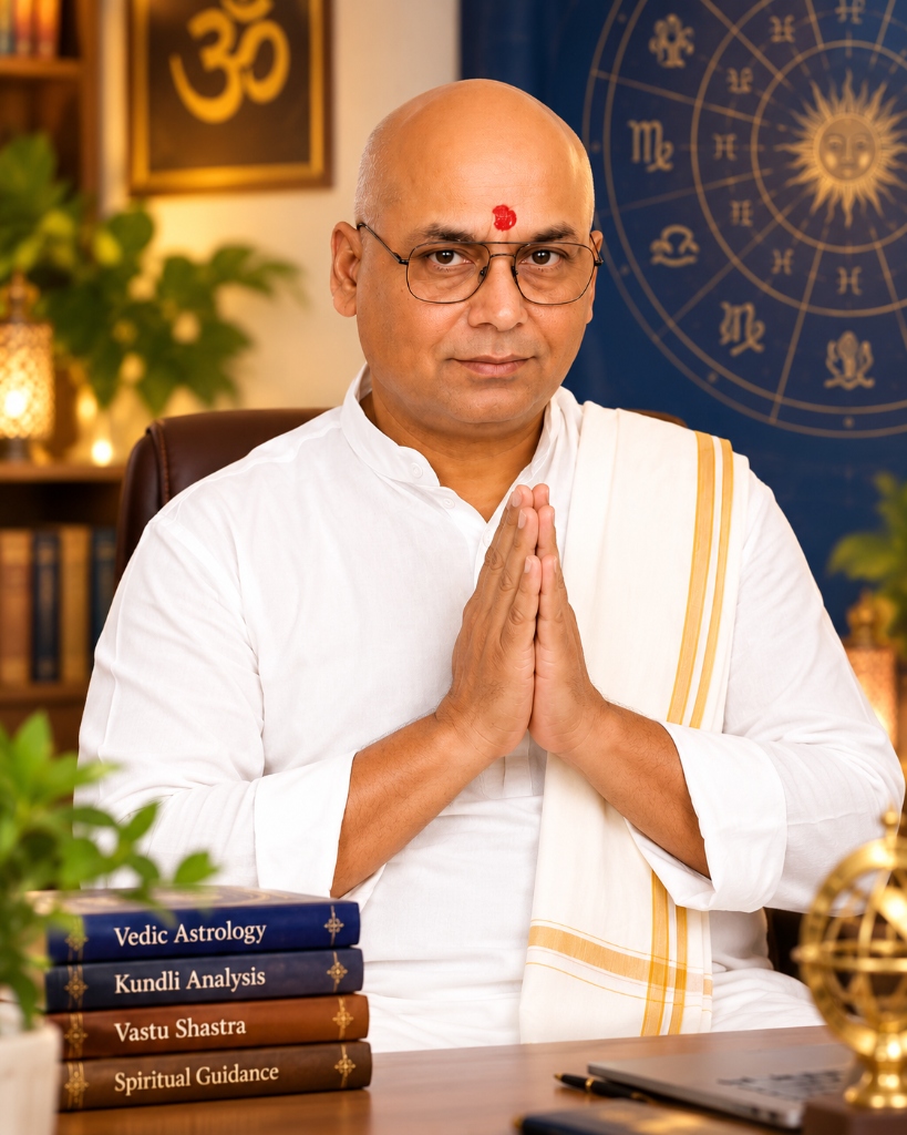 Acharya Sanjeev Tiwari — Vedic Astrologer, Guide and Wellness Mentor at Shri Ram Jyotish Kendra
